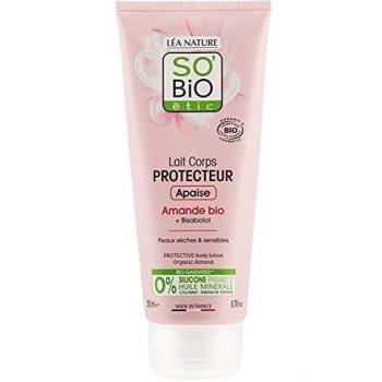 Leche corporal protectora y calmante con almendra SO BiO étic 200 ml