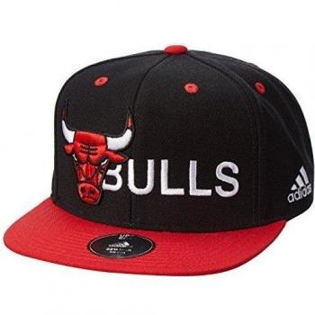 adidas Cap Bulls - Gorra unisex, color negro / blanco, talla OSFM
