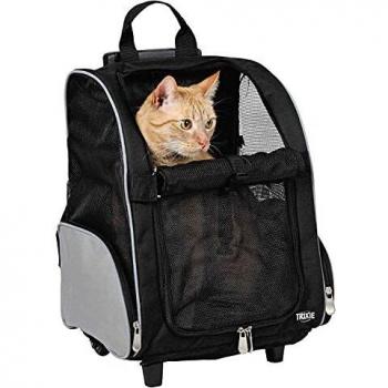 Trixie Nylon Trolley, 36 ﾗ 50 ﾗ 27 cm, Black/ Grey