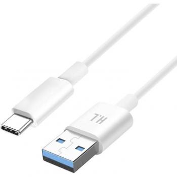 Cable USB-C 3.0 de Carga y Transferencia de Datos 1.5m Blanco