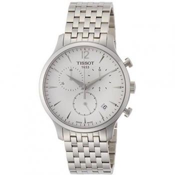 Tissot Men's Analog-Digital Quartz Watch with Stainless Steel Plated Strap T063.617.11.037.00