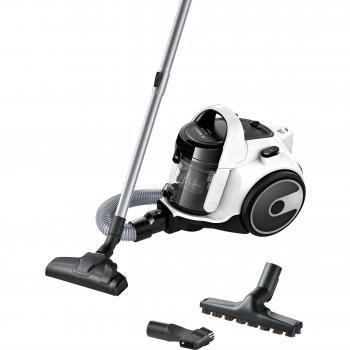 Bosch Serie 2 BGS05A322 Aspirador sin bolsa, Cilíndrico, 700 W, 0.4 L de capacidad, Blanco