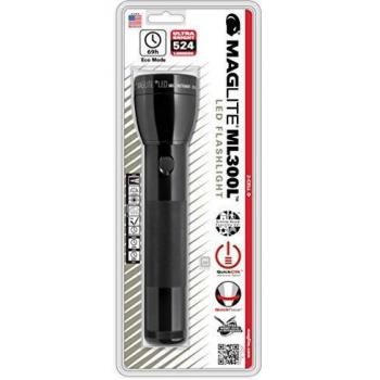 Maglite ML300L-S2016 4006434-SSI ML300L 2D LED, Black