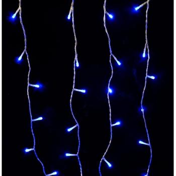 Deco Navidad Cortina 240 Luces Led Fijas Azul