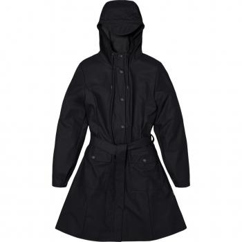 Rains Curve Women's Waterproof Lightweight Jacket - Black