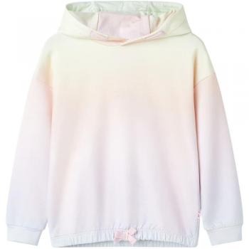 Sudadera infantil con capucha blanca estrellada 116