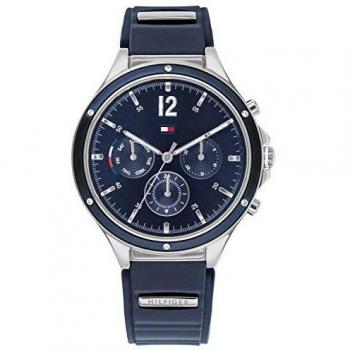 Tommy Hilfiger Reloj Analógico para Mujer de Cuarzo con Correa en Silicona 01782281