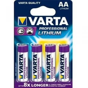 Batería Varta Ultra Litio AA 4 Piezas 2900-3000 mAh
