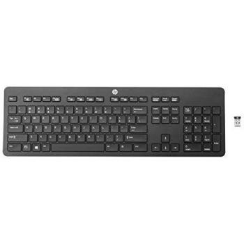 HP Wireless (Link-5) RF inalámbrico Negro - Teclado (RF inalámbrico, Oficina, Inalámbrico, PC/server, Estándar, Derecho)