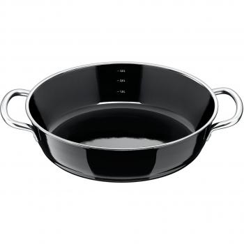 Silit Professional Sartén, Esmalte, Negro, 28 cm