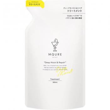 MQURE Deep Moist & Repair Treatment Refill 360ml Shampoo/Conditioner (Premium)