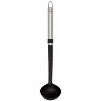 Brabantia 363627 - Cuchara para Salsas, Acero y Nylon, Color Gris y Negro