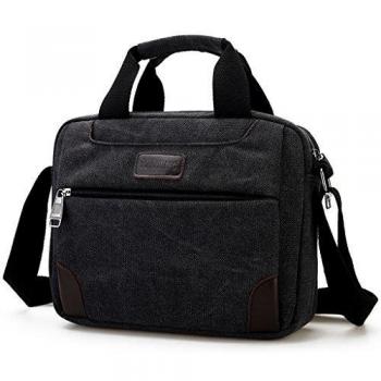Outreo Bolsos de tela Originales Bolso Bandolera Hombre Grandes Colegio universidad Marca Casual Laptop Bolsas de Viaje Pequeñas Outdoor Sport Montaña Trekking Vintage de Lona
