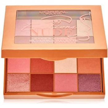 L'Oréal Paris Paleta de Sombras Emotions of NU, Para Ojos, Mejillas y Labios, Colores Cálidos, Alta Pigmentación, Polvos, 16 Tonos, 15 g