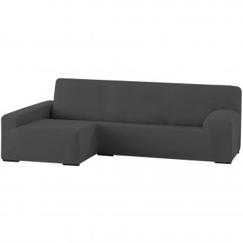Eysa Funda Chaise Longue elástica, Invalid ASIN, Gris, 90 x 240-280 x 155 cm