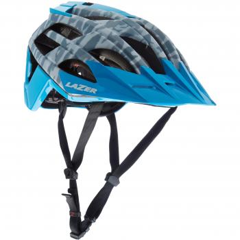 Lazer Oasiz Bicicleta Casco, Todo el año, Unisex, Color Grey Camo Blue, tamaño Medium