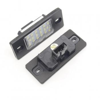 KaTur - 1 par de luces LED de matrícula, 18 LED y 3528 SMD