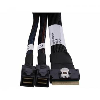 Microchip Technology 2304900-R cable Serial Attached SCSI (SAS) 0,8 m Negro