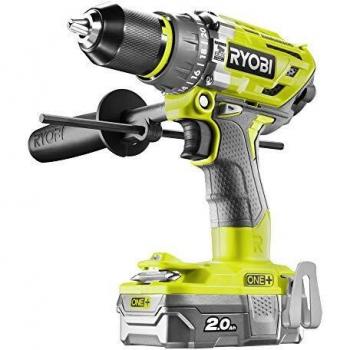 RYOBI Taladro Percutor Inalámbrico One+ R18PD7-220B con 2 Baterías 18V y Cargador - Kit Completo