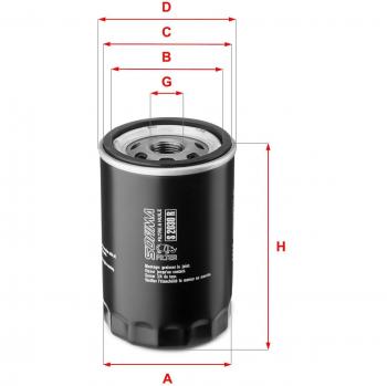 Filtro de aceite SOFIMA S 2030 R