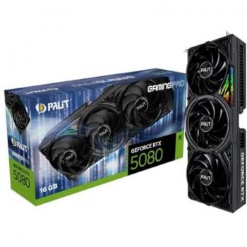 Palit GeForce RTX 5080 Gaming Pro 16GB GDDR7 - Tarjeta Gráfica PCIe 5.0 con DLSS 4 y Refrigeración Eficiente