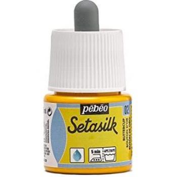 Pintura para Seda Setasilk 45ml - Botón de Oro 02