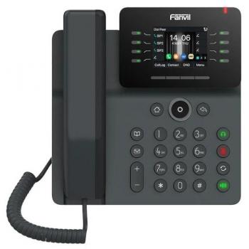 Teléfono IP Fanvil V63 6 líneas SIP 2xGB PoE sin PSU