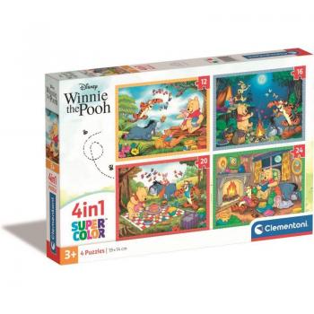 Puzzle infantil Disney Winnie the Pooh de 12, 16, 20 y 24 piezas