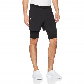 Salomon Exo Motion del Hombre Pantalones Cortos, Hombre, Color Negro, tamaño S