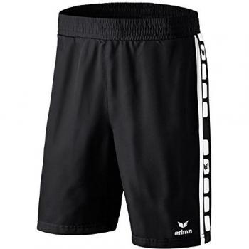 Erima Shorts 5-Cubes - Pantalones cortos deportivos para hombre, color negro, talla 140 cm