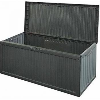 Baúl de jardín 337L impermeable 120x42x54 cm