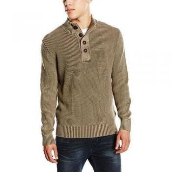 camel active TROYER 1/1-Jersey Hombre,  
 Grün