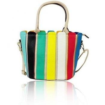Glamexx24 Bolso de las señoras Bolso de hombro con el patrón de la estrella Bolso estampado estrellas bolso tote