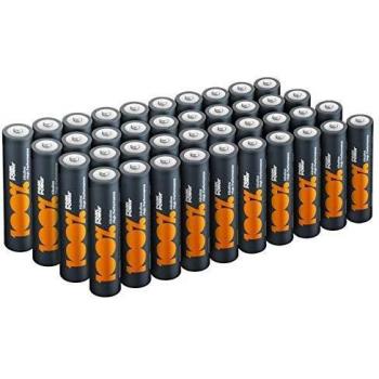 Pack de 40 Pilas Alcalinas AAA Peakpower LR03 1.5V