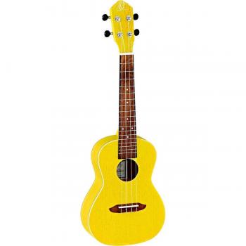 Ukelele Concierto Ortega RUSUN - Ukelele de cuerpo de caoba, diapasón de palisandro, 23 pulgadas de longitud, afinación estándar GCEA, cuerdas de nylon