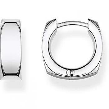 Pendientes de aro minimalista de plata esterlina Thomas Sabo CR650-001-21