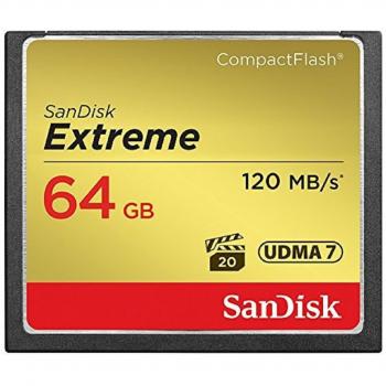 SanDisk SDCFXSB-064G-FFP Tarjeta de Memoria Compact Flash de 64 GB