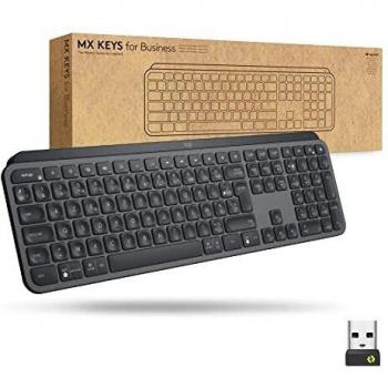 Logitech MX Keys For Business Teclado Inalámbrico Retroiluminado Grafito Layout FR