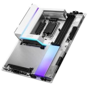 Placa Base ATX NZXT N9 Z890 Blanca con Wi-Fi 7 y DDR5 para Intel LGA 1851