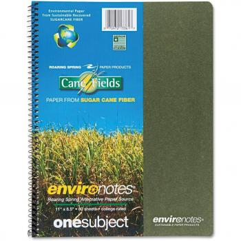 Wirebound Notebook,w/ Margin,1-Sub,11x8-1/2,Assorted, Sold as 1 Each