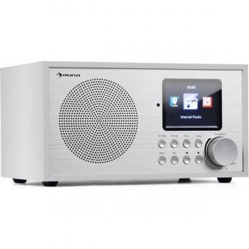 Radio Mini Internet Auna Silver Star DAB+/FM, WiFi, Bluetooth, madera clara