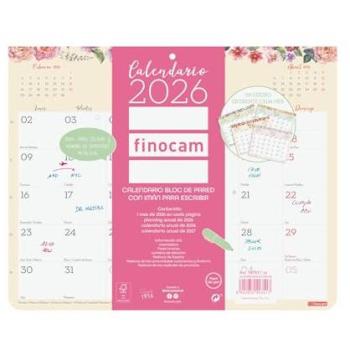 Calendario Pared Imán 2026 Diseño Moderno 250x200 mm Mes Vista Español