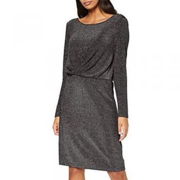 Vila 14054508 Vestido, Negro