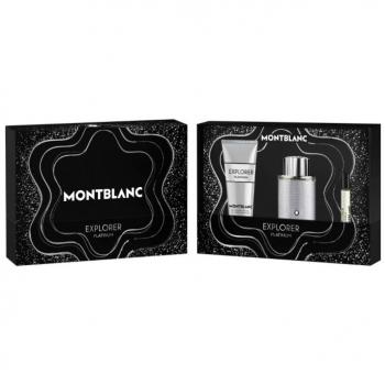 Set Montblanc Platinum Eau De Parfum 100 Ml + 7,5 Ml + Gel De Ducha 100 Ml