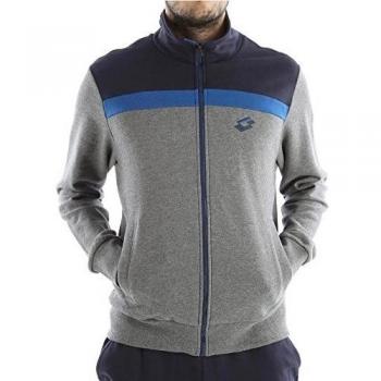 Lotto Mason III Suit RIB BS FL - Conjunto de chándal para hombre, color azul, talla L