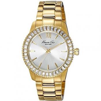 Kenneth Cole Reloj analogico para Mujer de Cuarzo con Correa en Acero Inoxidable IKC4989