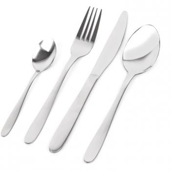 Cubertería de Acero Inoxidable EXCELLENT HOUSEWARE de 16 Piezas - Elegante Juego de Cubiertos para Hogares