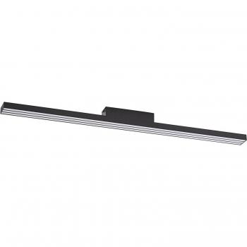Lámpara de techo LED inteligente Lucande Leicy negra 5,8 cm RGB CCT moderna de metal para salón y comedor (1 llama)