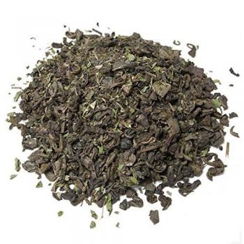 Aromas de Té - Té Verde Moruno China Gunpowder Sabor a Hierbabuena con Pipermint y Aroma Natural de Menta a Granel, 50 gr.