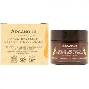 Arganour Crema Hidratante y Seborreguladora para Pieles Mixtas y Grasas 50 ml
